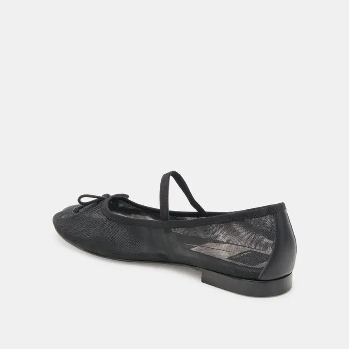 Dolce Vita Cadel Ballet Flats Onyx Mesh Women Flats and Loafers