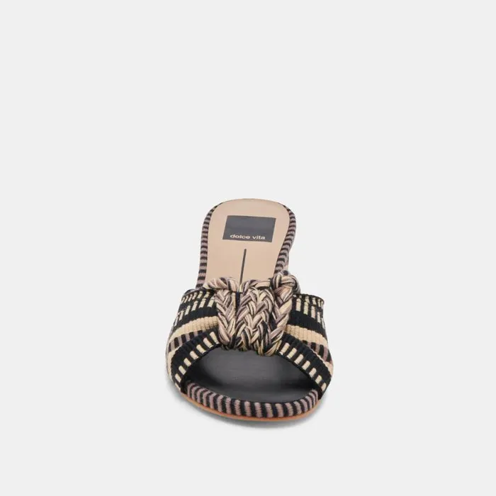 Dolce Vita Dallie Heels Black Multi Woven Women Heels