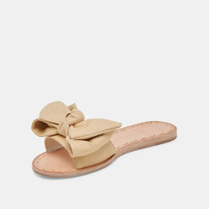 Dolce Vita Darsey Sandals Lt Natural Raffia Women Sandals