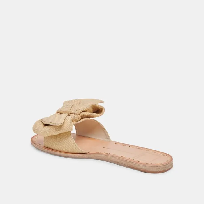 Dolce Vita Darsey Sandals Lt Natural Raffia Women Sandals