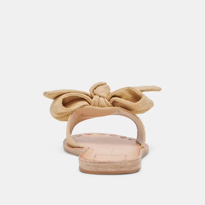 Dolce Vita Darsey Sandals Lt Natural Raffia Women Sandals