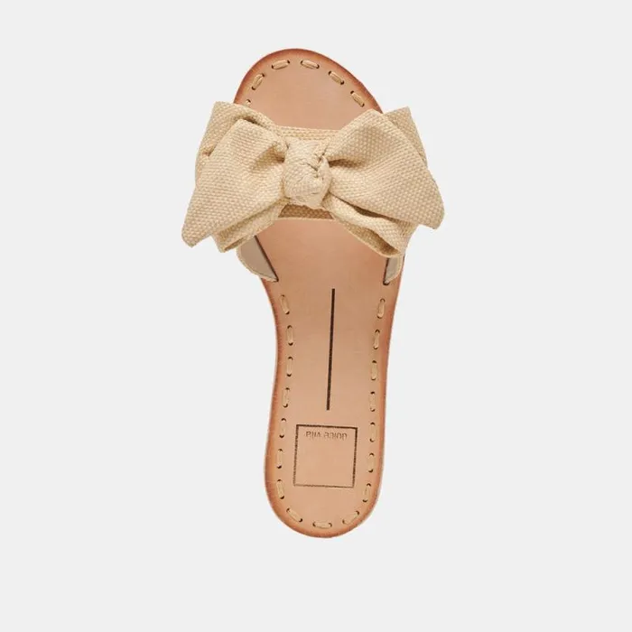 Dolce Vita Darsey Sandals Lt Natural Raffia Women Sandals