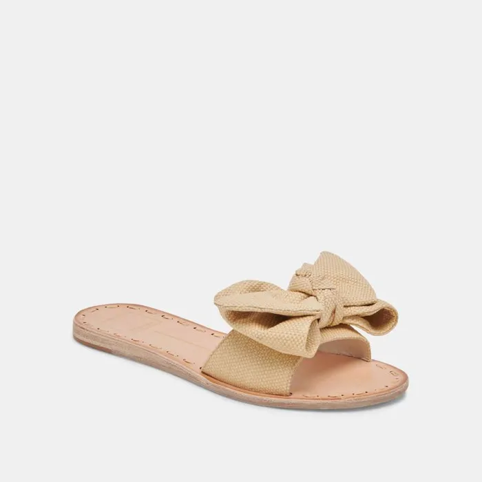 Dolce Vita Darsey Sandals Lt Natural Raffia Women Sandals