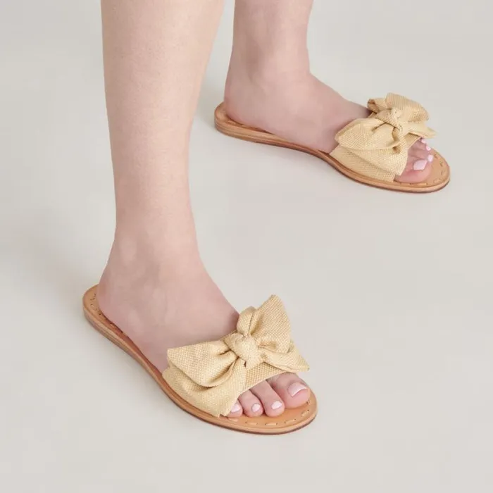 Dolce Vita Darsey Sandals Lt Natural Raffia Women Sandals