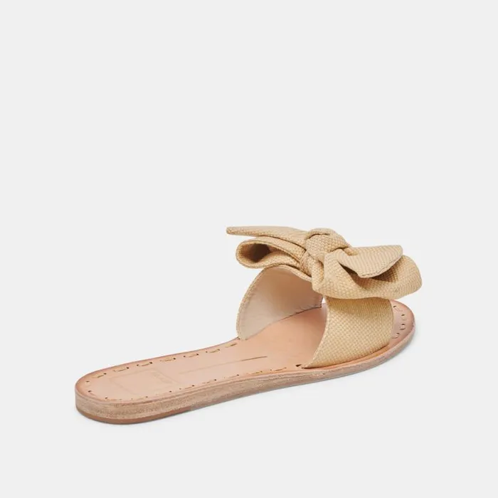 Dolce Vita Darsey Sandals Lt Natural Raffia Women Sandals