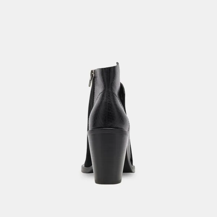 Dolce Vita Deena Booties Black Multi Suede Women Boots and Booties