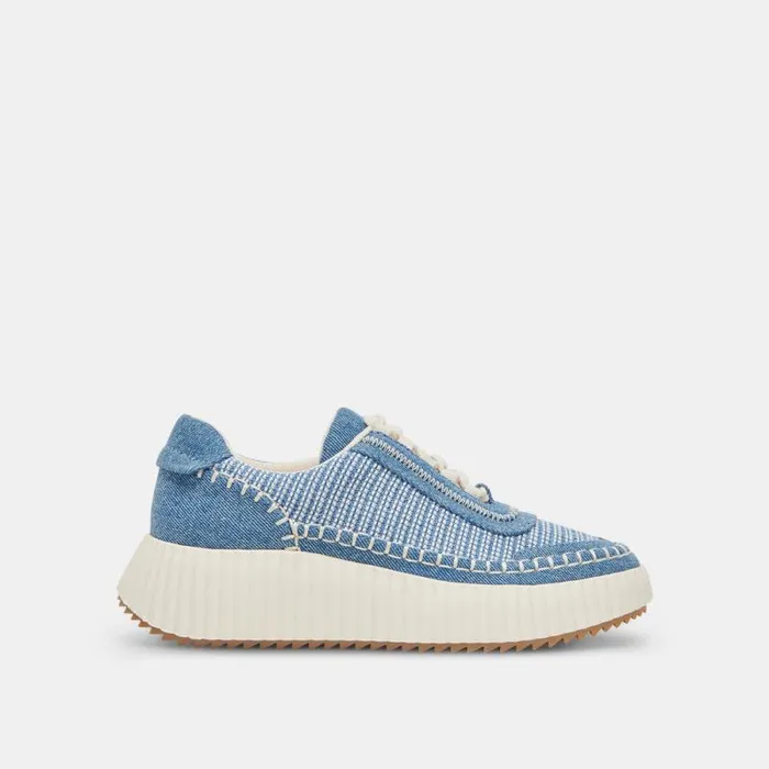 Dolce Vita Dolen Sneakers Blue Multi Denim Women Sneakers