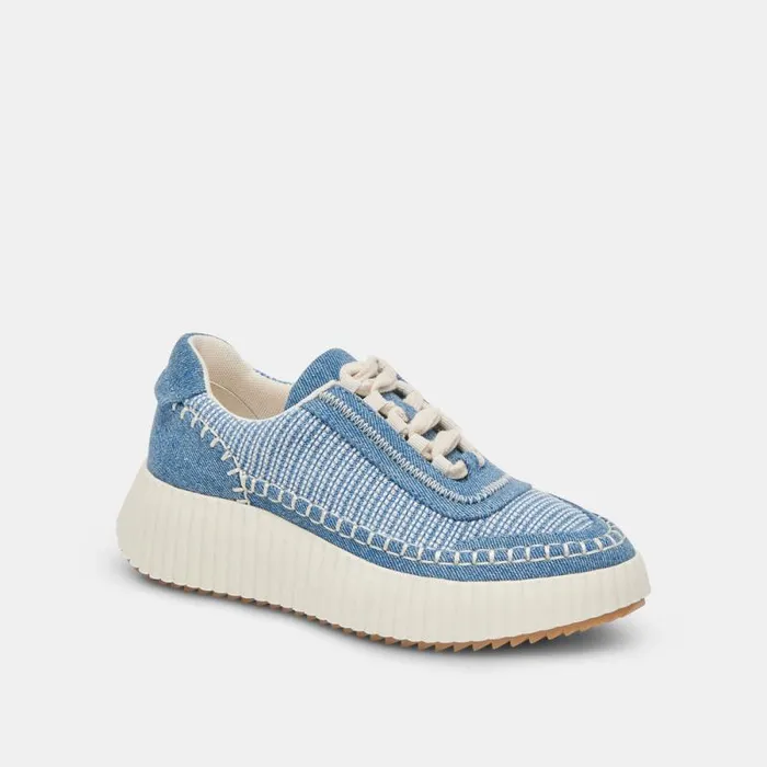 Dolce Vita Dolen Sneakers Blue Multi Denim Women Sneakers