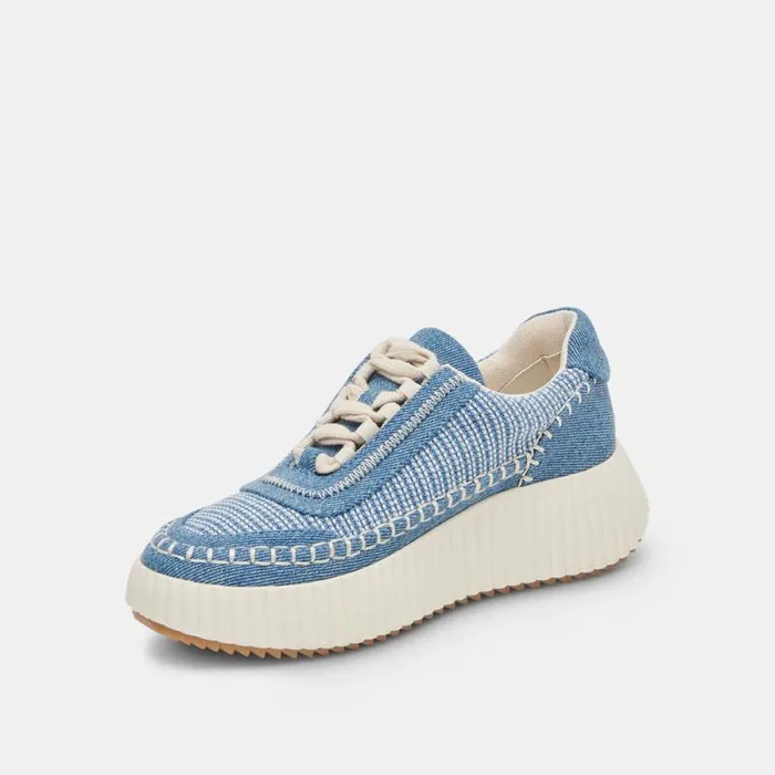 Dolce Vita Dolen Sneakers Blue Multi Denim Women Sneakers