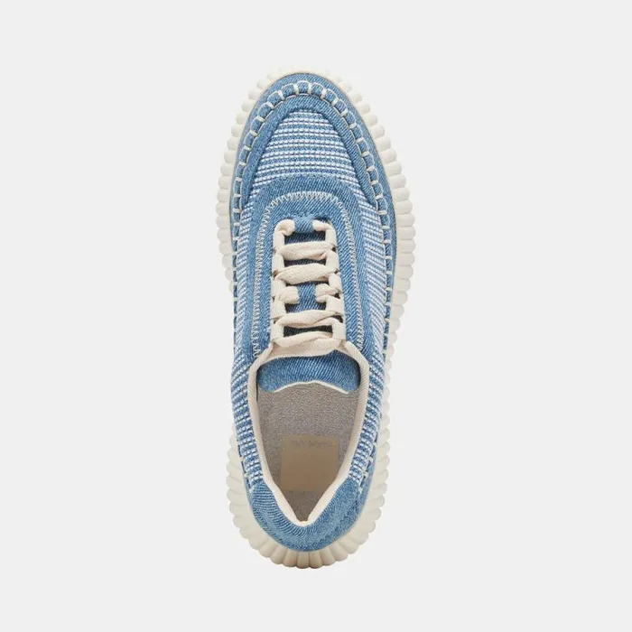 Dolce Vita Dolen Sneakers Blue Multi Denim Women Sneakers