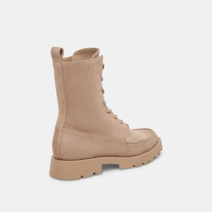 Dolce Vita Erlene Boots Almond Suede Women Boots and Booties