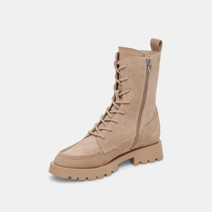 Dolce Vita Erlene Boots Almond Suede Women Boots and Booties