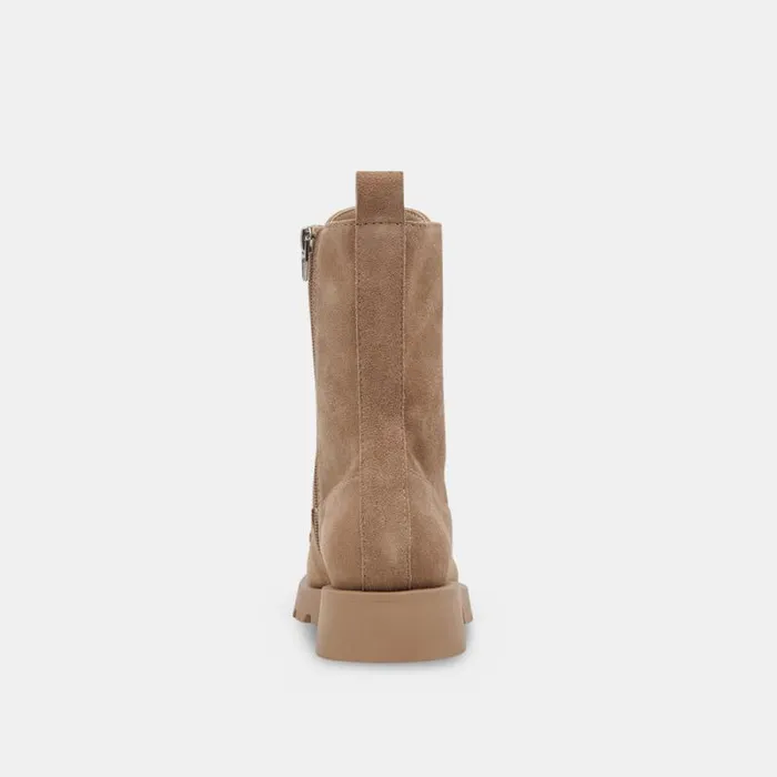 Dolce Vita Erlene Boots Almond Suede Women Boots and Booties