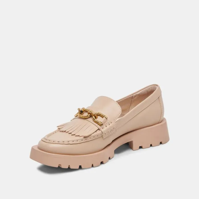 Dolce Vita Erna Flats Lt Blush Leather Women Flats and Loafers