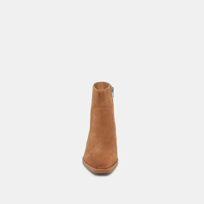 Dolce Vita Fahari H2O Booties Brown Suede Women Boots and Booties