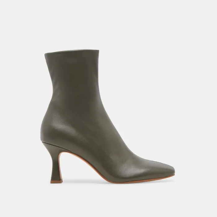 Dolce Vita Glamor Boots Dark Olive Stella Women Boots and Booties