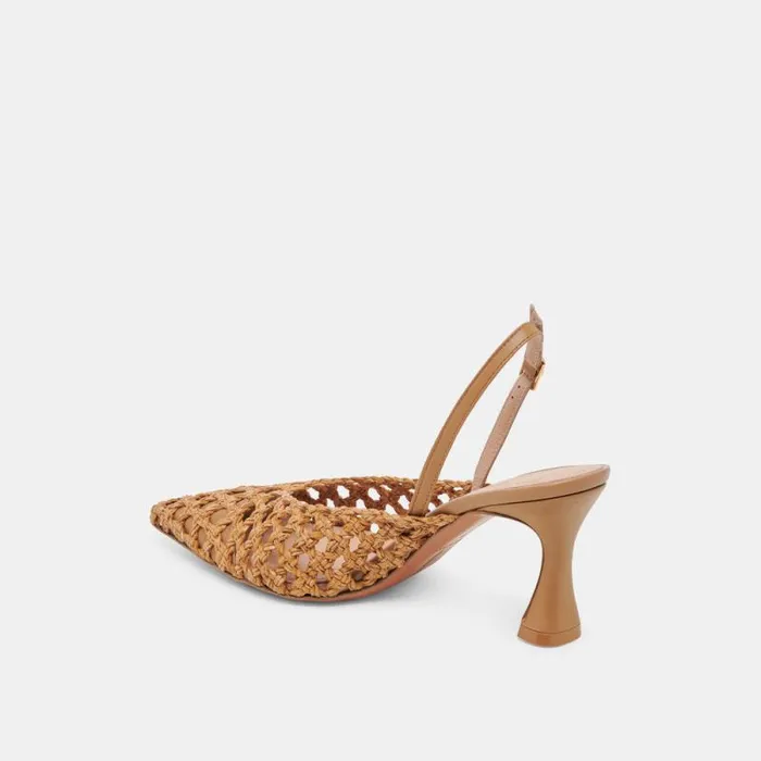Dolce Vita Gloria Heels Natural Woven Women Heels