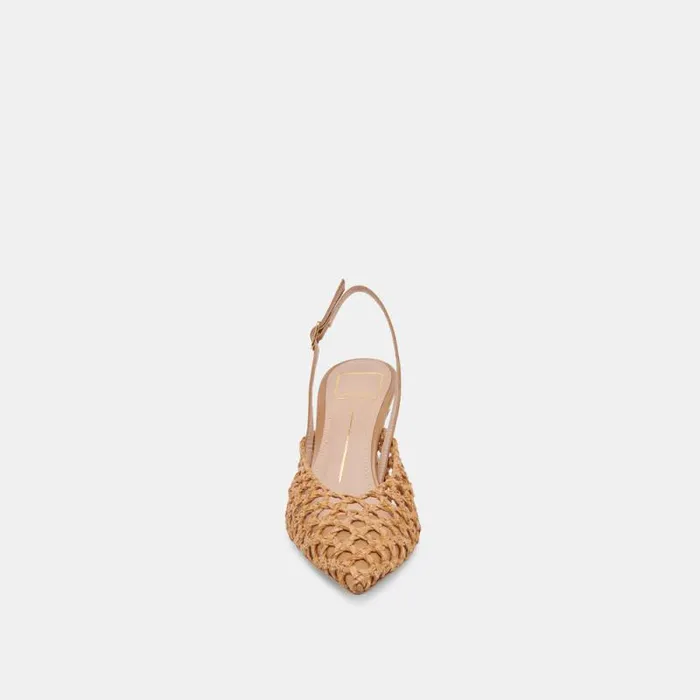 Dolce Vita Gloria Heels Natural Woven Women Heels