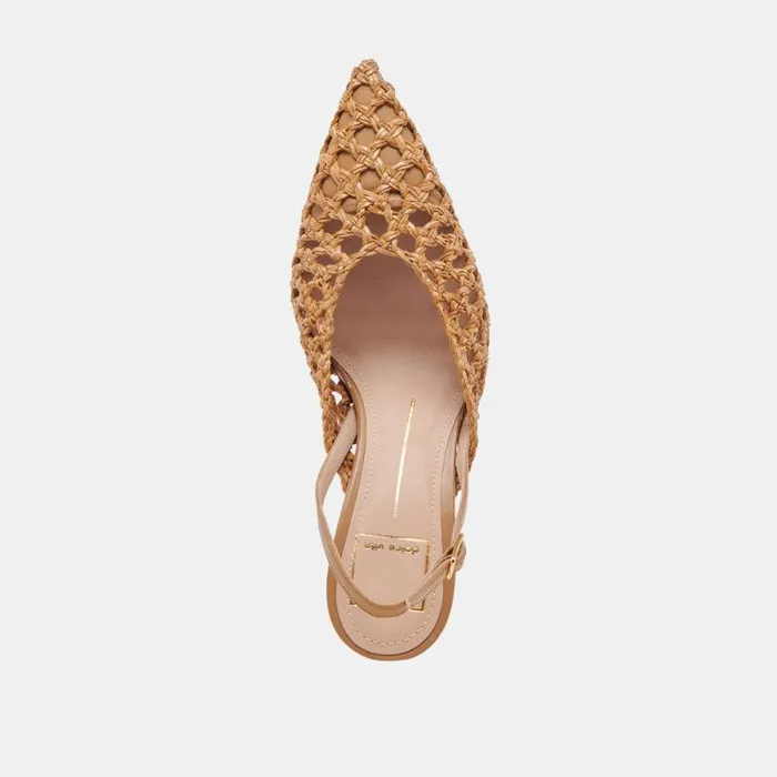 Dolce Vita Gloria Heels Natural Woven Women Heels