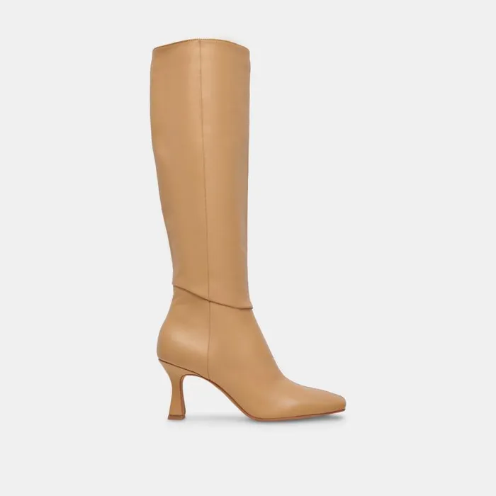 Dolce Vita Gyra Boots Tan Leather Women Boots and Booties