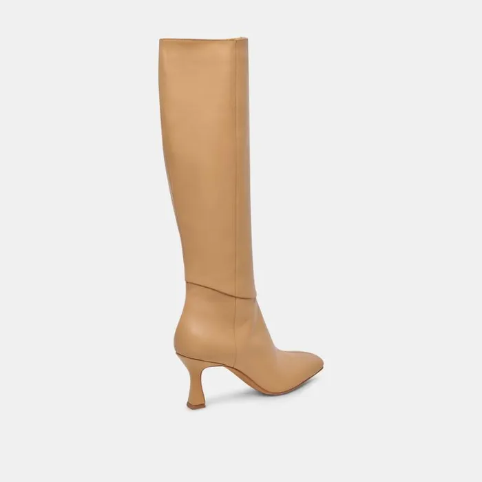 Dolce Vita Gyra Boots Tan Leather Women Boots and Booties