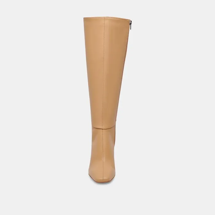 Dolce Vita Gyra Boots Tan Leather Women Boots and Booties