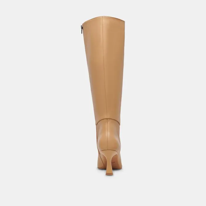 Dolce Vita Gyra Boots Tan Leather Women Boots and Booties