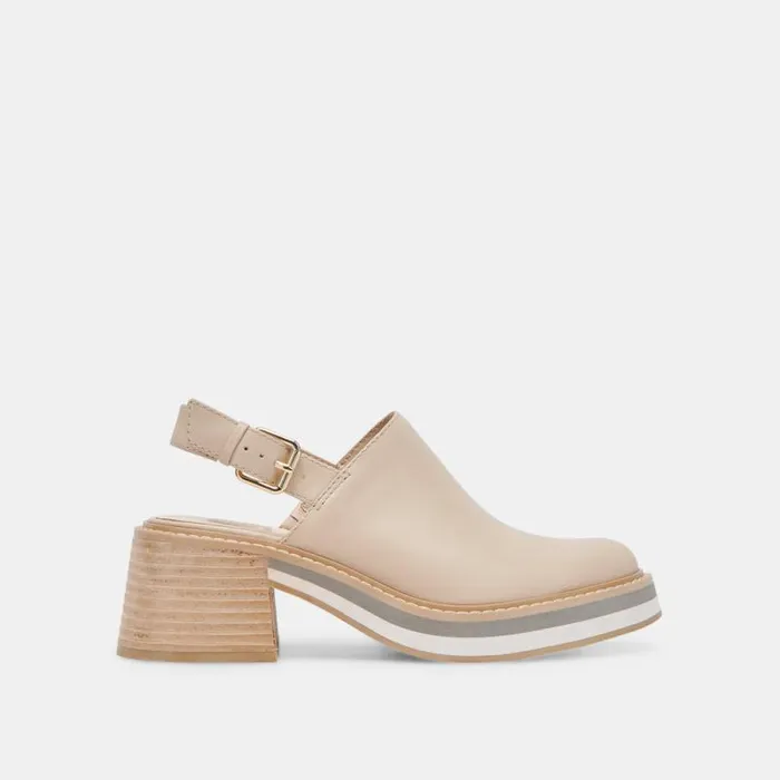 Dolce Vita Haniah Heels Biscuit Leather Women Heels