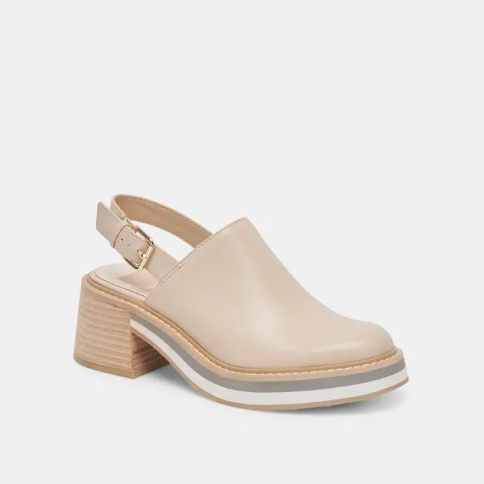 Dolce Vita Haniah Heels Biscuit Leather Women Heels