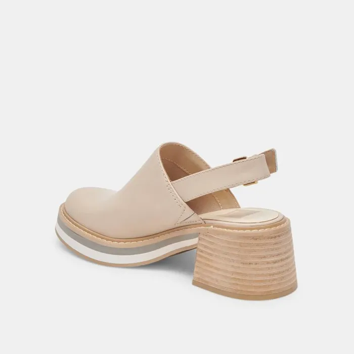 Dolce Vita Haniah Heels Biscuit Leather Women Heels
