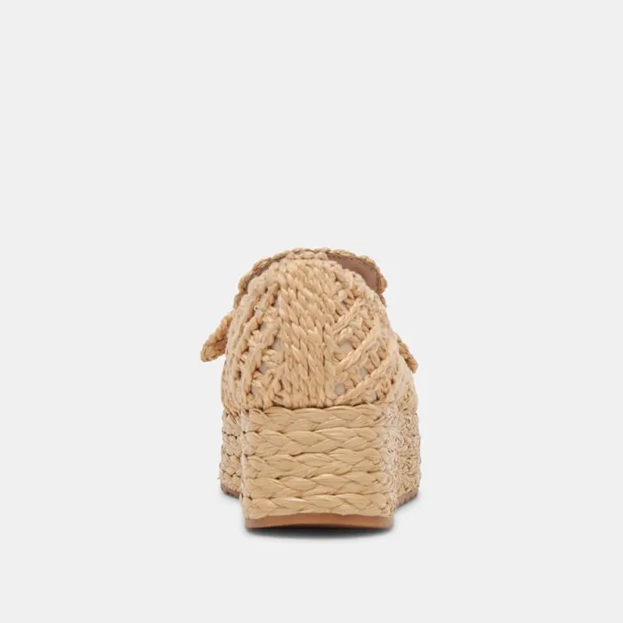 Dolce Vita Jaka Sneakers Lt Natural Raffia Women Flats and Loafers