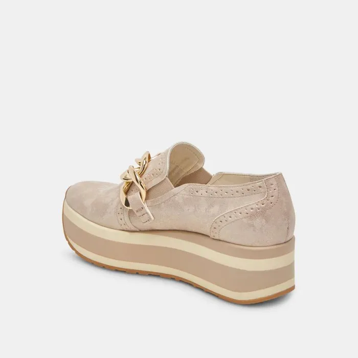 Dolce Vita Jhenee Sneakers Light Gold Nubuck Women Sneakers