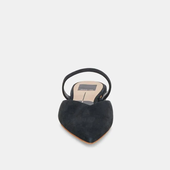 Dolce Vita Kanika Flats Onyx Suede Women Flats and Loafers