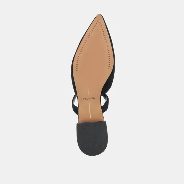 Dolce Vita Kanika Flats Onyx Suede Women Flats and Loafers