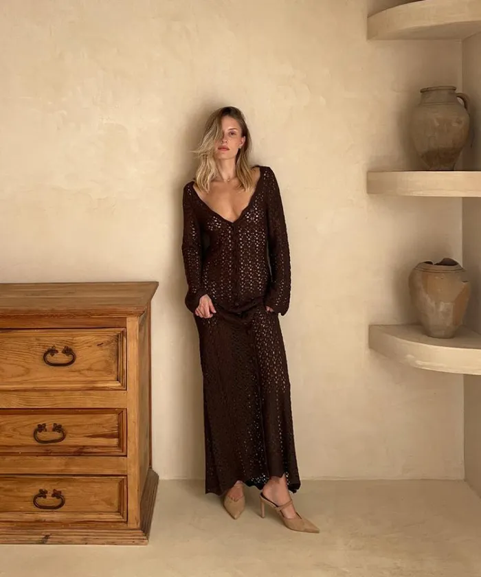 Dolce Vita Kanika Heels Tan Suede Women Mules and Clogs