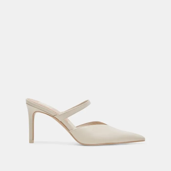 Dolce Vita Kanika Heels White Crinkle Patent Women Heels
