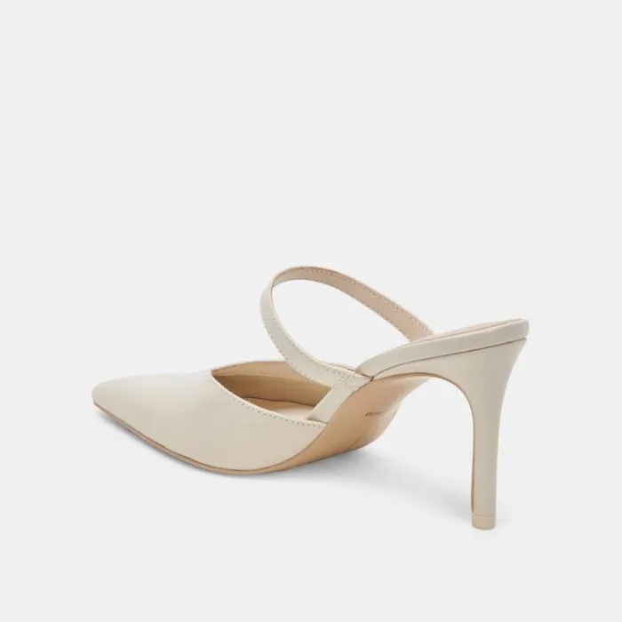 Dolce Vita Kanika Heels White Crinkle Patent Women Heels