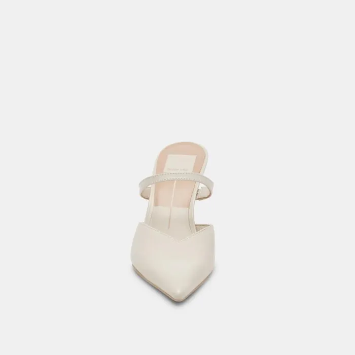 Dolce Vita Kanika Heels White Crinkle Patent Women Heels