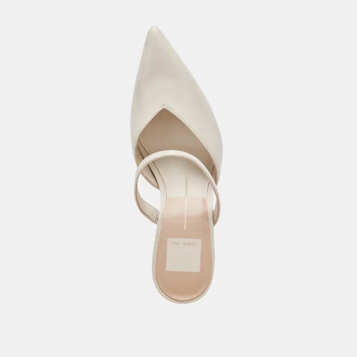 Dolce Vita Kanika Heels White Crinkle Patent Women Heels