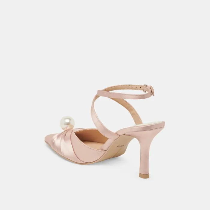 Dolce Vita Kaysey Heels Lt Blush Satin Women Heels
