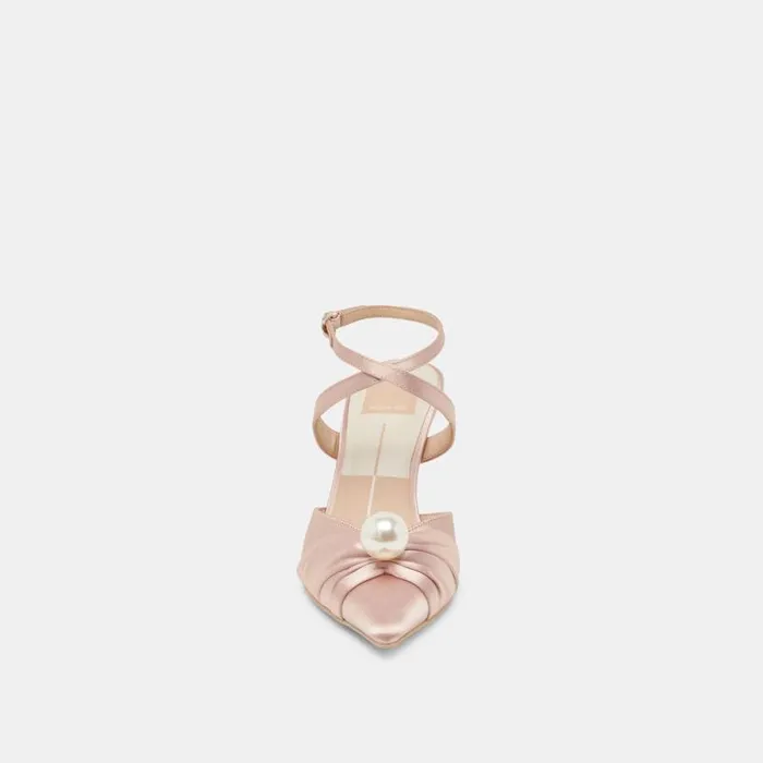 Dolce Vita Kaysey Heels Lt Blush Satin Women Heels
