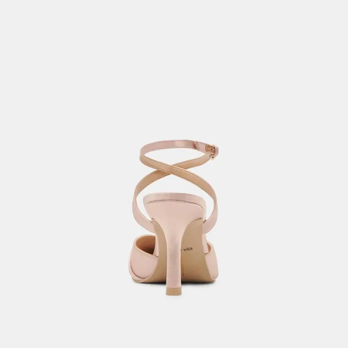 Dolce Vita Kaysey Heels Lt Blush Satin Women Heels