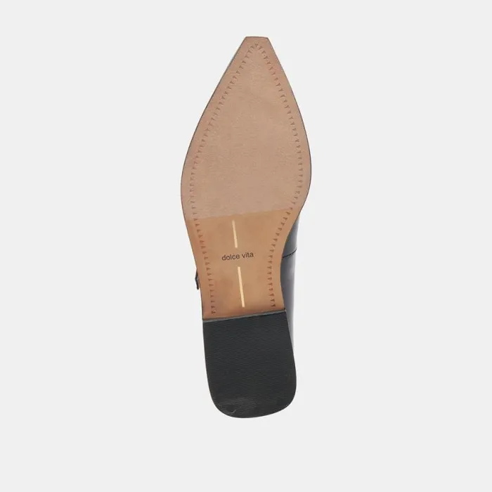 Dolce Vita Largo Flats Midnight Patent Leather Women Flats and Loafers