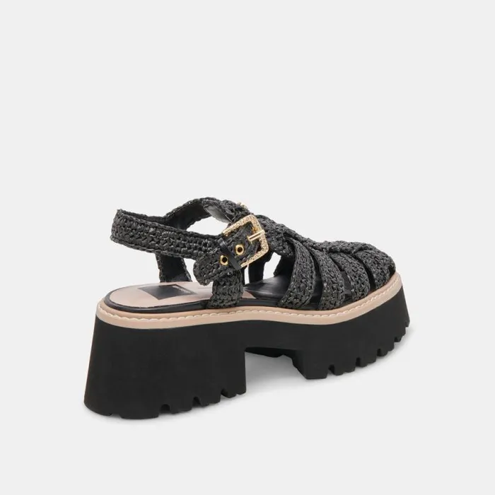 Dolce Vita Lasly Sandals Onyx Knit Women Sandals