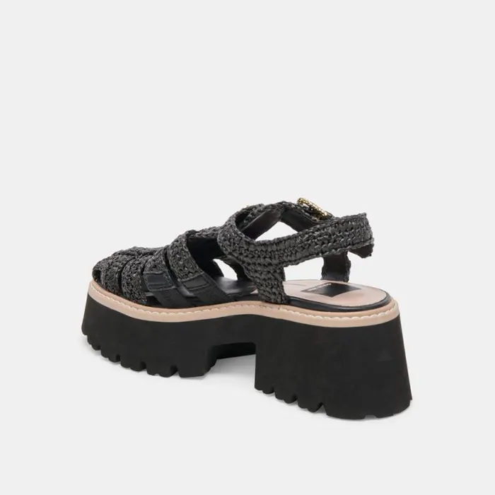Dolce Vita Lasly Sandals Onyx Knit Women Sandals