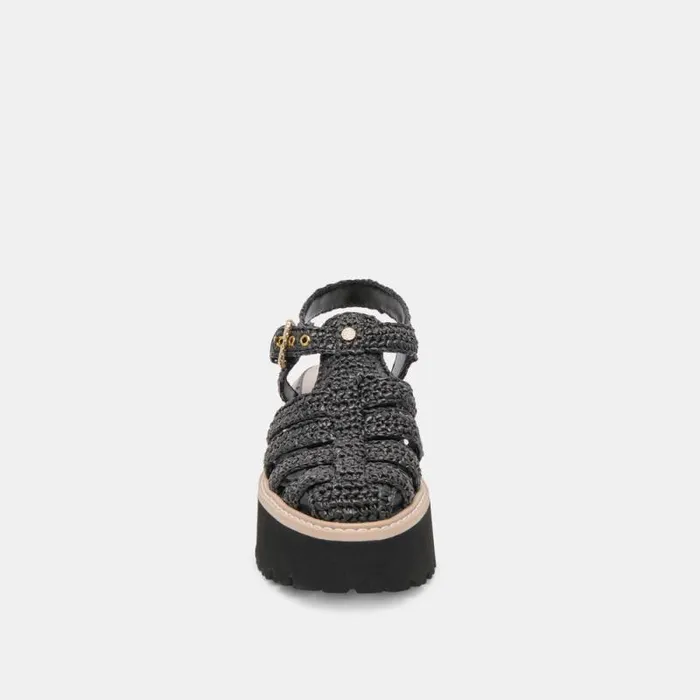 Dolce Vita Lasly Sandals Onyx Knit Women Sandals