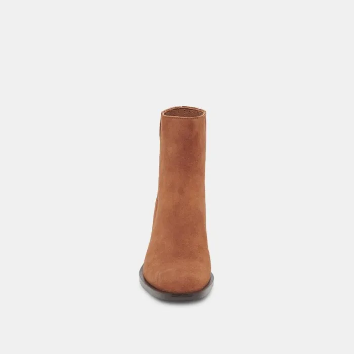 Dolce Vita Linny H2O Wide Boots Brown Suede Women Boots and Booties