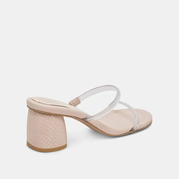 Dolce Vita Mandie Heels Crystal Vinyl Women Sandals
