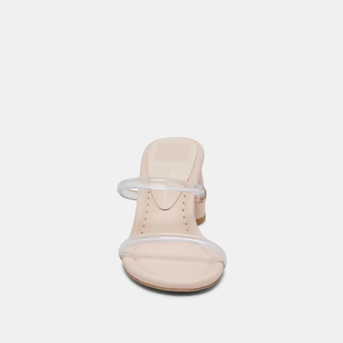 Dolce Vita Mandie Heels Crystal Vinyl Women Sandals