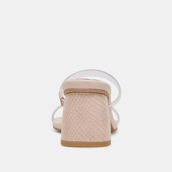 Dolce Vita Mandie Heels Crystal Vinyl Women Sandals